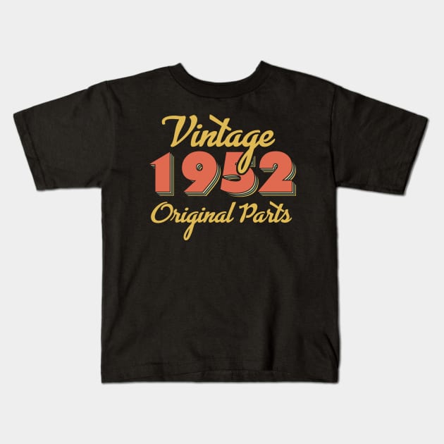 Vintage 1952 Gift Kids T-Shirt by thuden1738